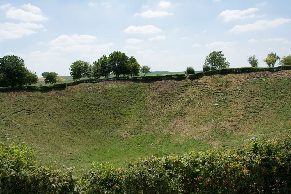 Le cratère de Lochnagar près d’Albert