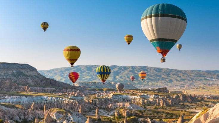 Vallée de cheminées de fées en Cappadoce